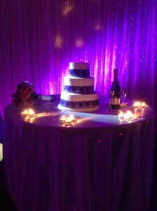 (Cake: Patty's Cake and Dessert; Flowers: Thuy Bridal and Florist)